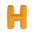 Velvet Letter Hugging Sofa Pillow