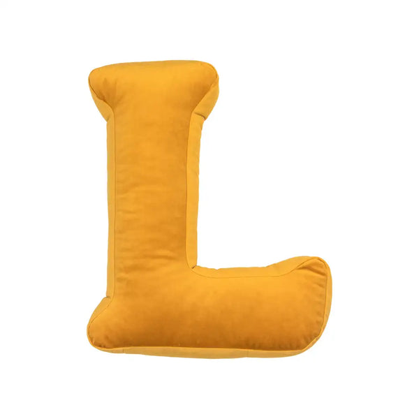 Velvet Letter Hugging Sofa Pillow