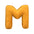 Velvet Letter Hugging Sofa Pillow
