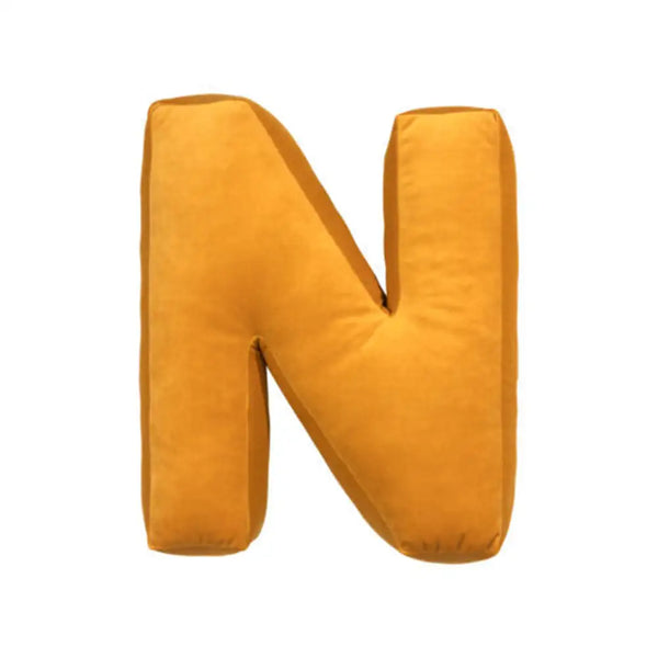Velvet Letter Hugging Sofa Pillow