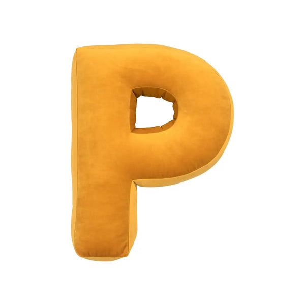 Velvet Letter Hugging Sofa Pillow