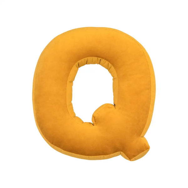 Velvet Letter Hugging Sofa Pillow