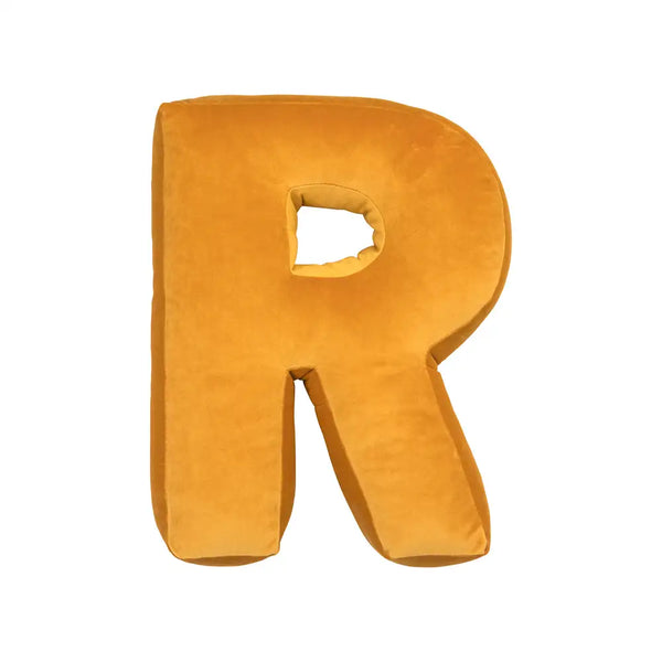 Velvet Letter Hugging Sofa Pillow