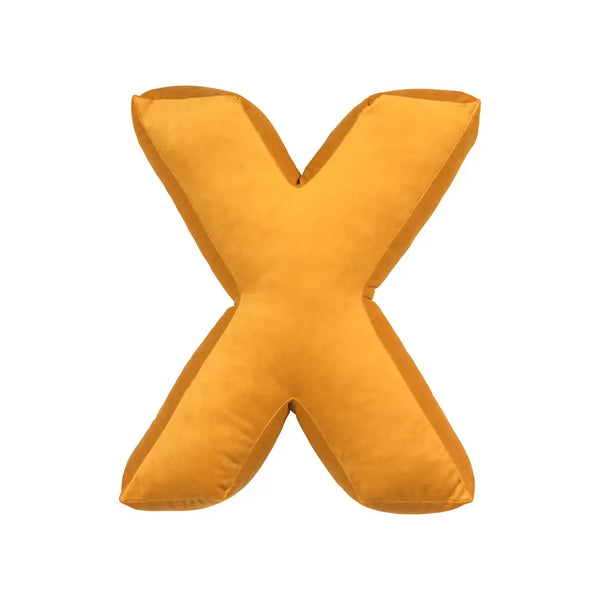 Velvet Letter Hugging Sofa Pillow