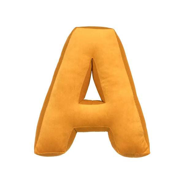 Velvet Letter Hugging Sofa Pillow
