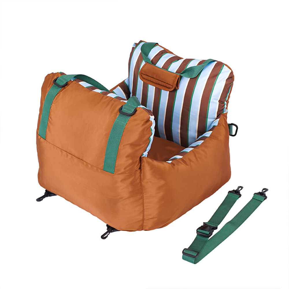 Vibrant Vibe Travel Booster Multifuncional cama para perros impermeable