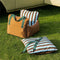 Vibrant Vibe Travel Booster Multifuncional cama para perros impermeable