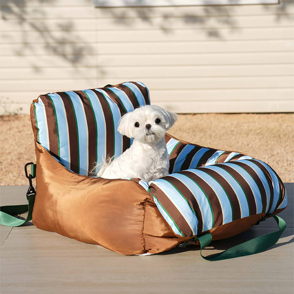 Vibrant Vibe Travel Booster Multifuncional cama para perros impermeable