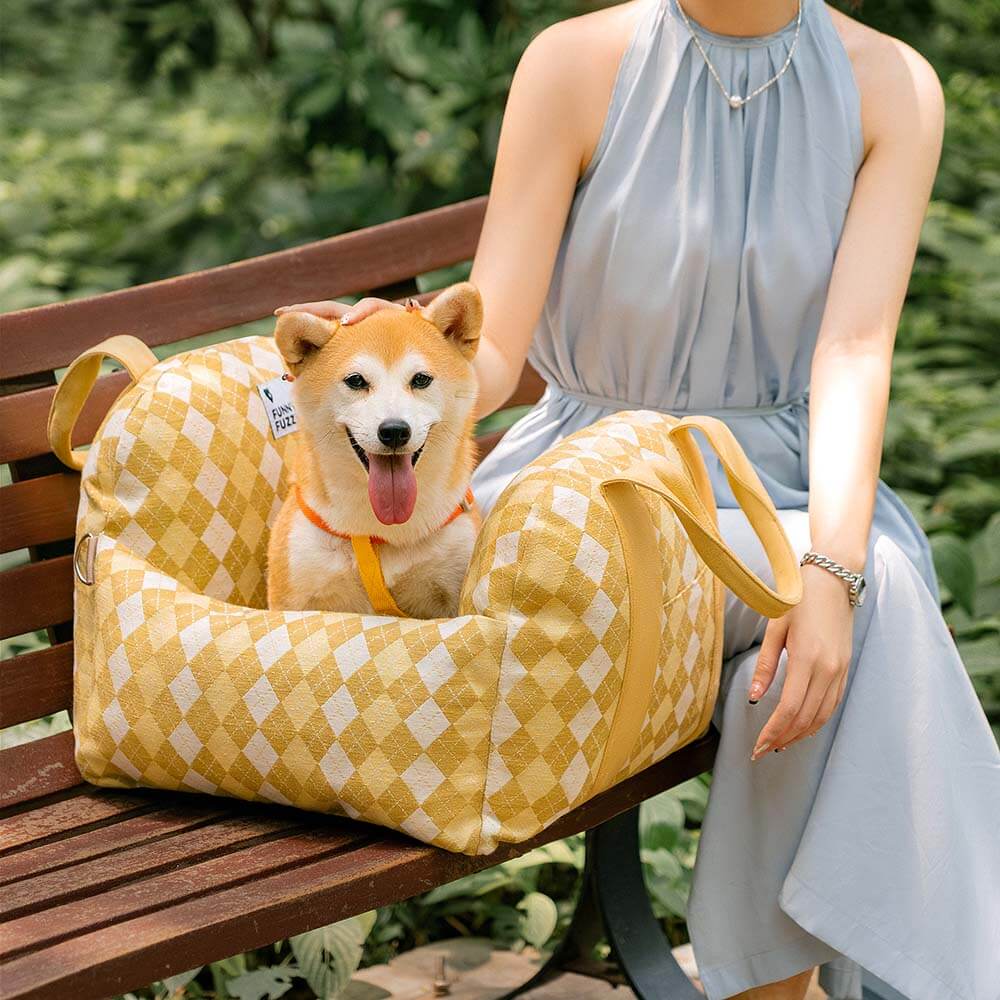 Cama para el asiento del automóvil del perro - Primera clase