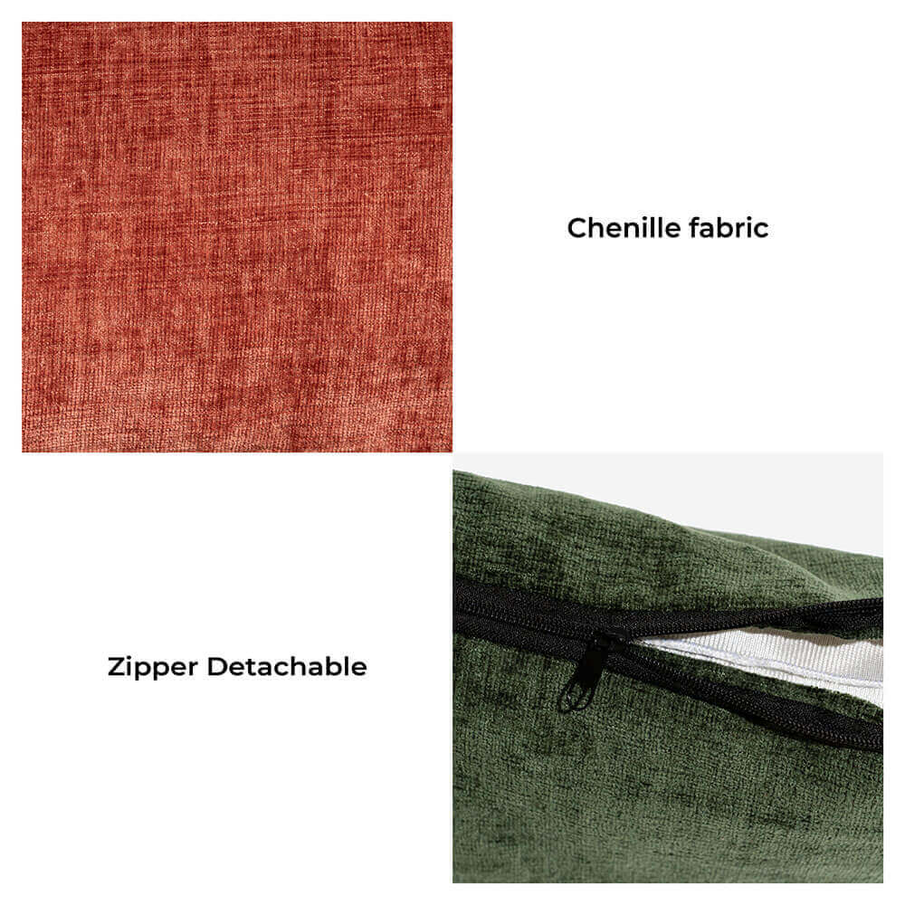 Schlafsofa für Hunde und Katzen im Vintage-Stil aus Chenille-Stoff