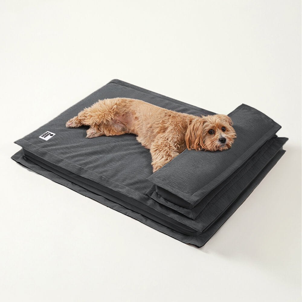 Anti-ansiedad con soporte de esponja cama para perros dormido profundo