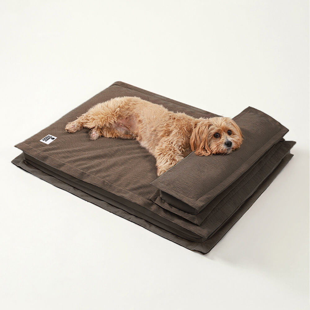 Anti-ansiedad con soporte de esponja cama para perros dormido profundo
