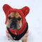 Fleece-Hundehaube mit Bärenohren – lustige und gemütliche Winter-Kopfbedeckung