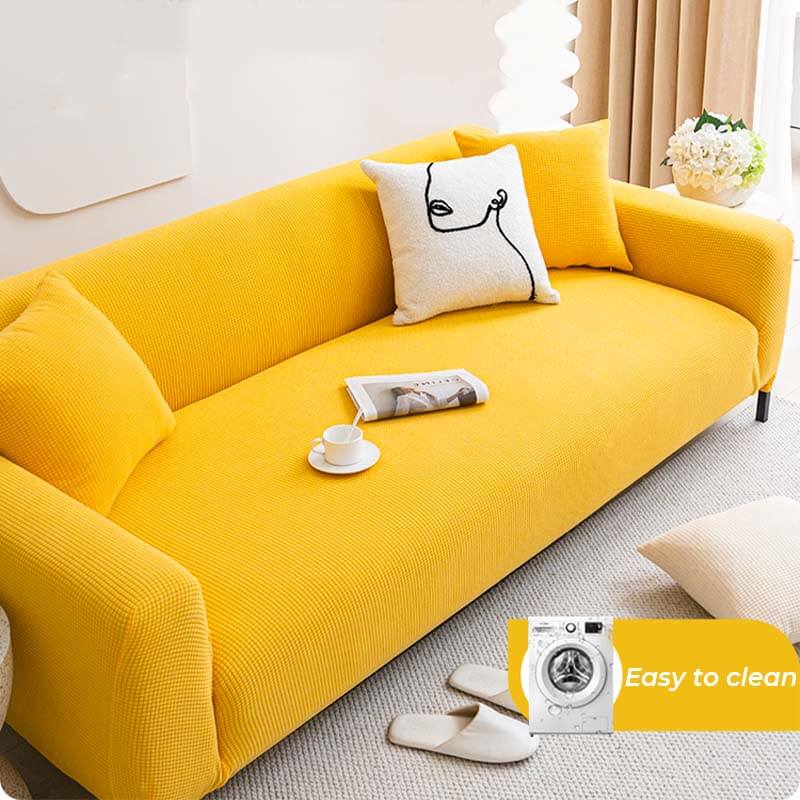 Cubierta de sofá protector de muebles de lana suave de lana completa