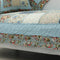 Housse de canapé en coton à carreaux de fleurs vintage