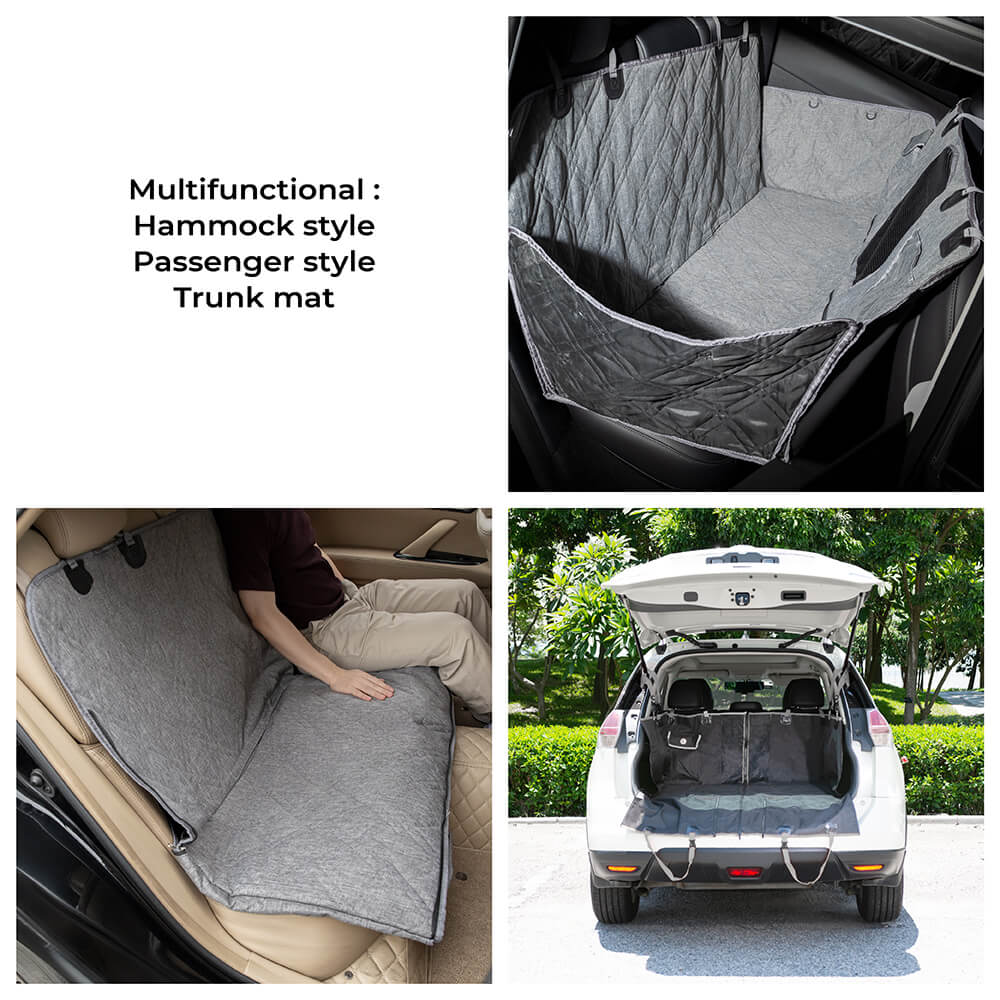 Tela catiónica oxford tela impermeable cubierta de asiento para perros resistente a los rayadores