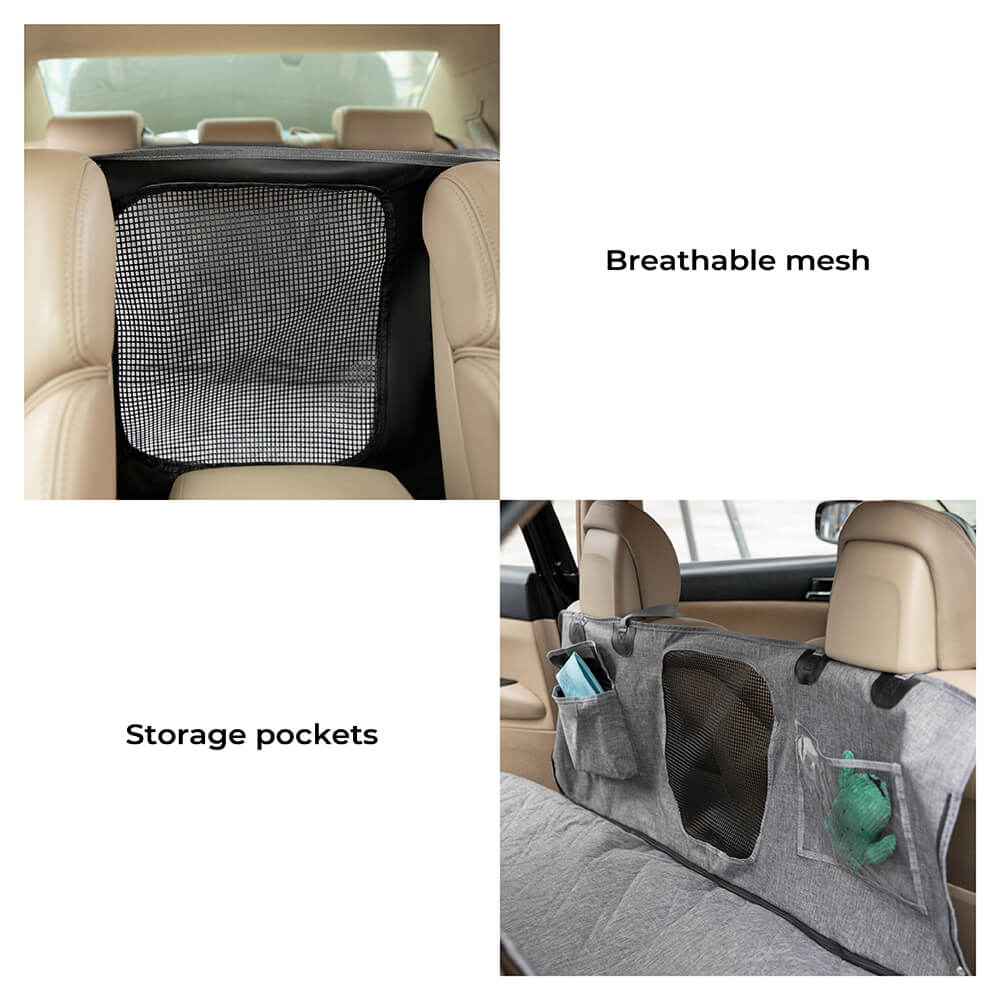 Tela catiónica oxford tela impermeable cubierta de asiento para perros resistente a los rayadores