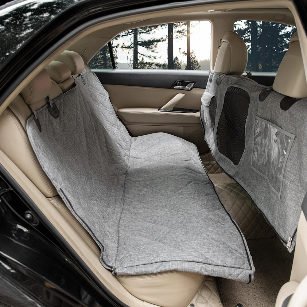 Tela catiónica oxford tela impermeable cubierta de asiento para perros resistente al perro