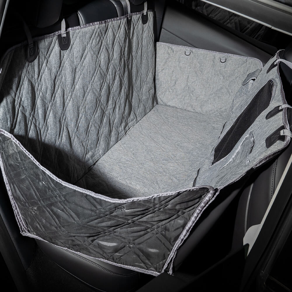 Tela catiónica oxford tela impermeable cubierta de asiento para perros resistente a los rayadores