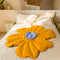 Couverture de chien de tapis humain de forme de fleur très grande