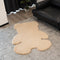 Alfombra de mascota grande y esponjosa de oso en forma de peluche